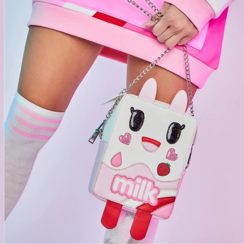 Dolls Kill x tokidoki Tough Cookies Milk Carton Crossbody